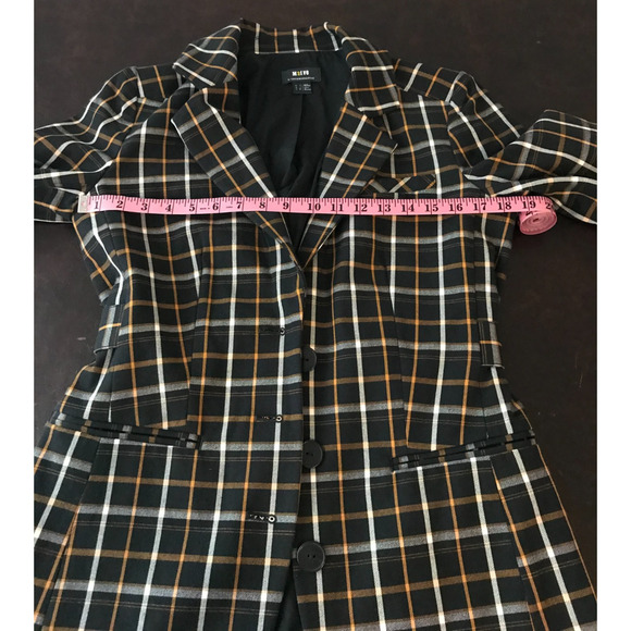 Anthropologie Maeve Oversized Plaid Equestrian Blazer - Size 4 - Picture 8 of 11